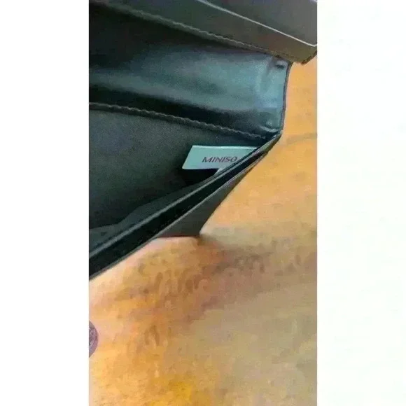 Black and Pink Barbie Wallet Button Closure Miniso - Picture 5 of 5